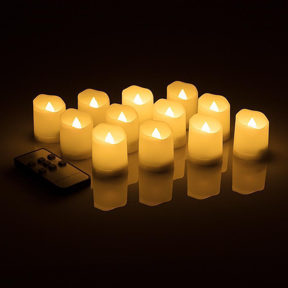 Remote Operated LED Tea Light Candles