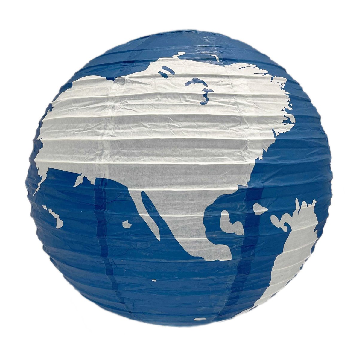 CLOSEOUT 16" World Earth Globe Paper Lantern (Wrong Pattern) - Luna Bazaar | Boho & Vintage Style Decor