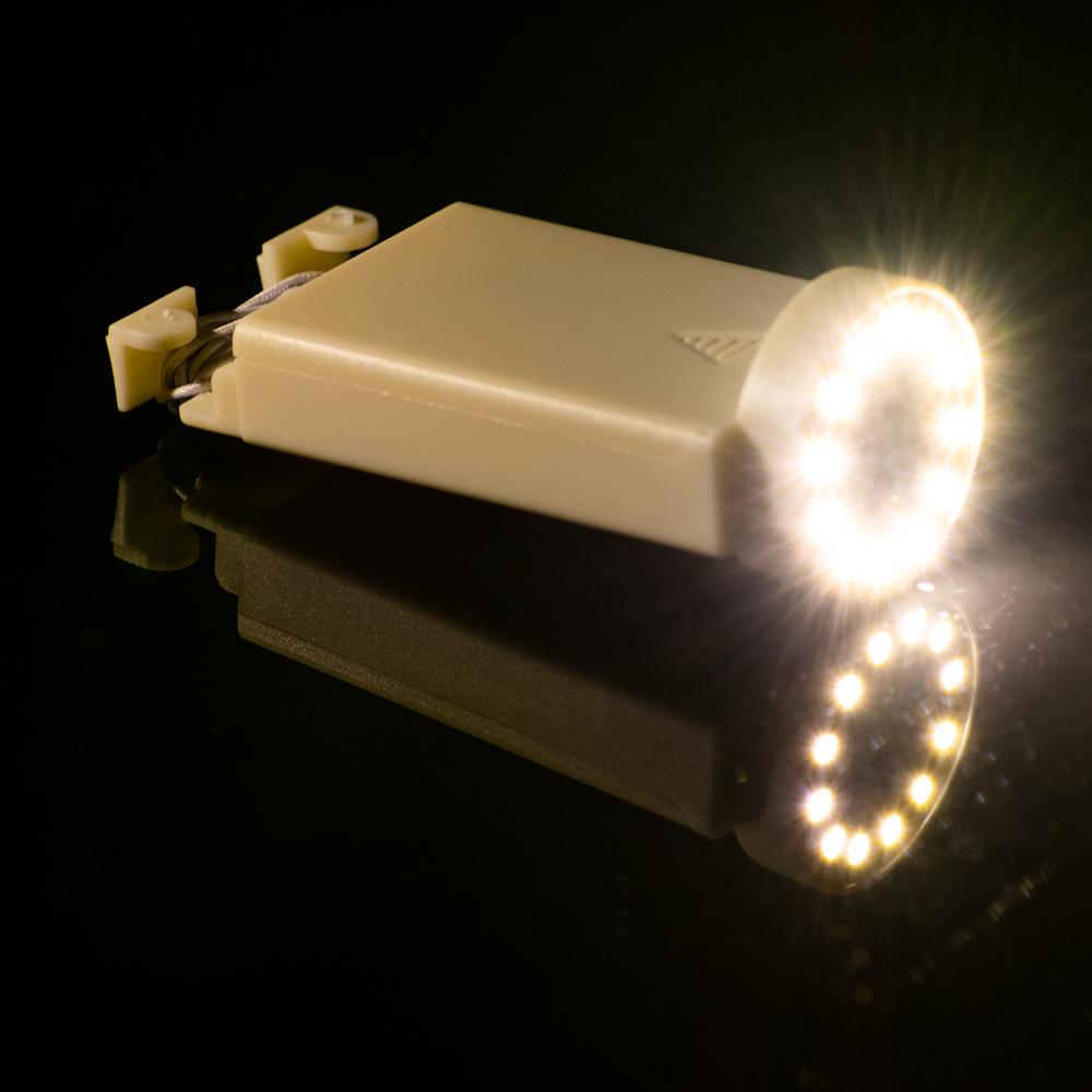 Fantado MoonBright&amp;#8482; 12-LED Multi-function Remote Controlled Light for Paper Lanterns, Warm White (Battery Powered) - Luna Bazaar | Boho &amp; Vintage Style Decor