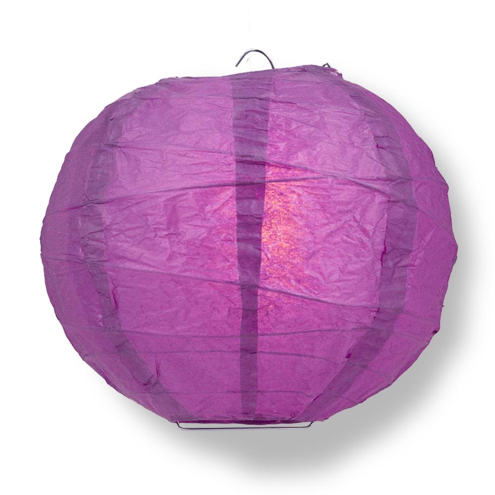 Violet / Orchid Free-Style Ribbing Paper Lanterns