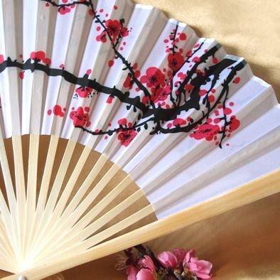 Cherry Blossom Silk Hand Fan