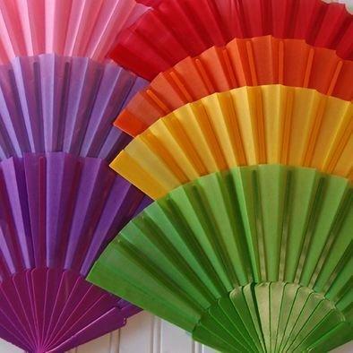 Nylon Folding Hand Fans