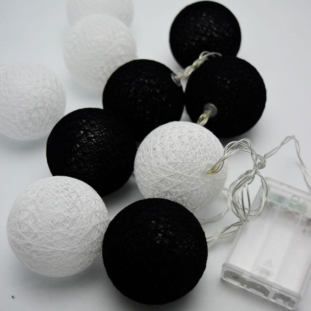 Cotton Ball String Light Sets