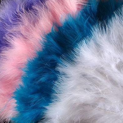 Ostrich Feather Hand Fans