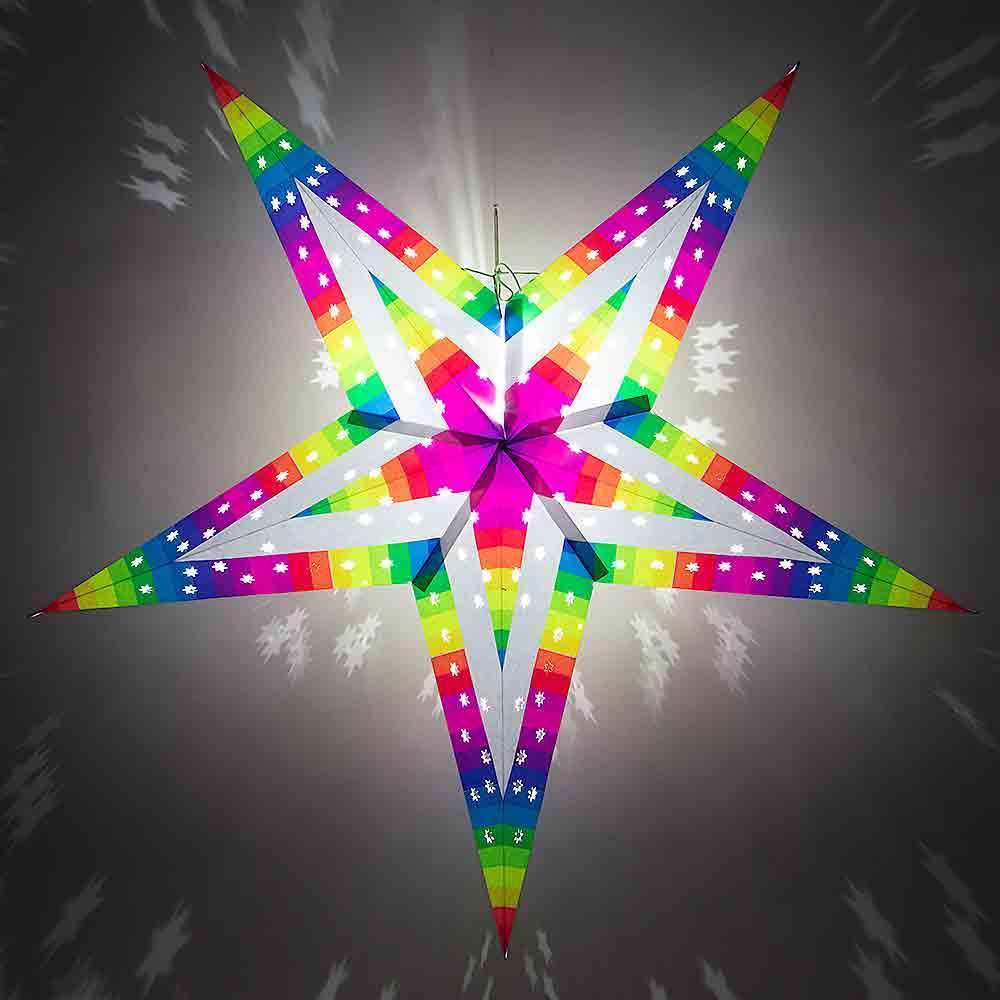 Rainbow Star Lantern Lamps