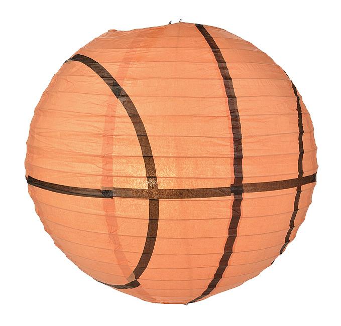 Flordia College Basketball 14-inch Paper Lanterns 8pc Combo Party Pack - Velvet Red, Latte - PaperLanternStore.com - Paper Lanterns, Decor, Party Lights & More