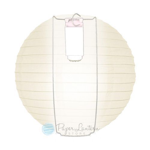 30" Serenity Blue Jumbo Round Paper Lantern, Even Ribbing, Chinese Hanging Wedding & Party Decoration - PaperLanternStore.com - Paper Lanterns, Decor, Party Lights & More
