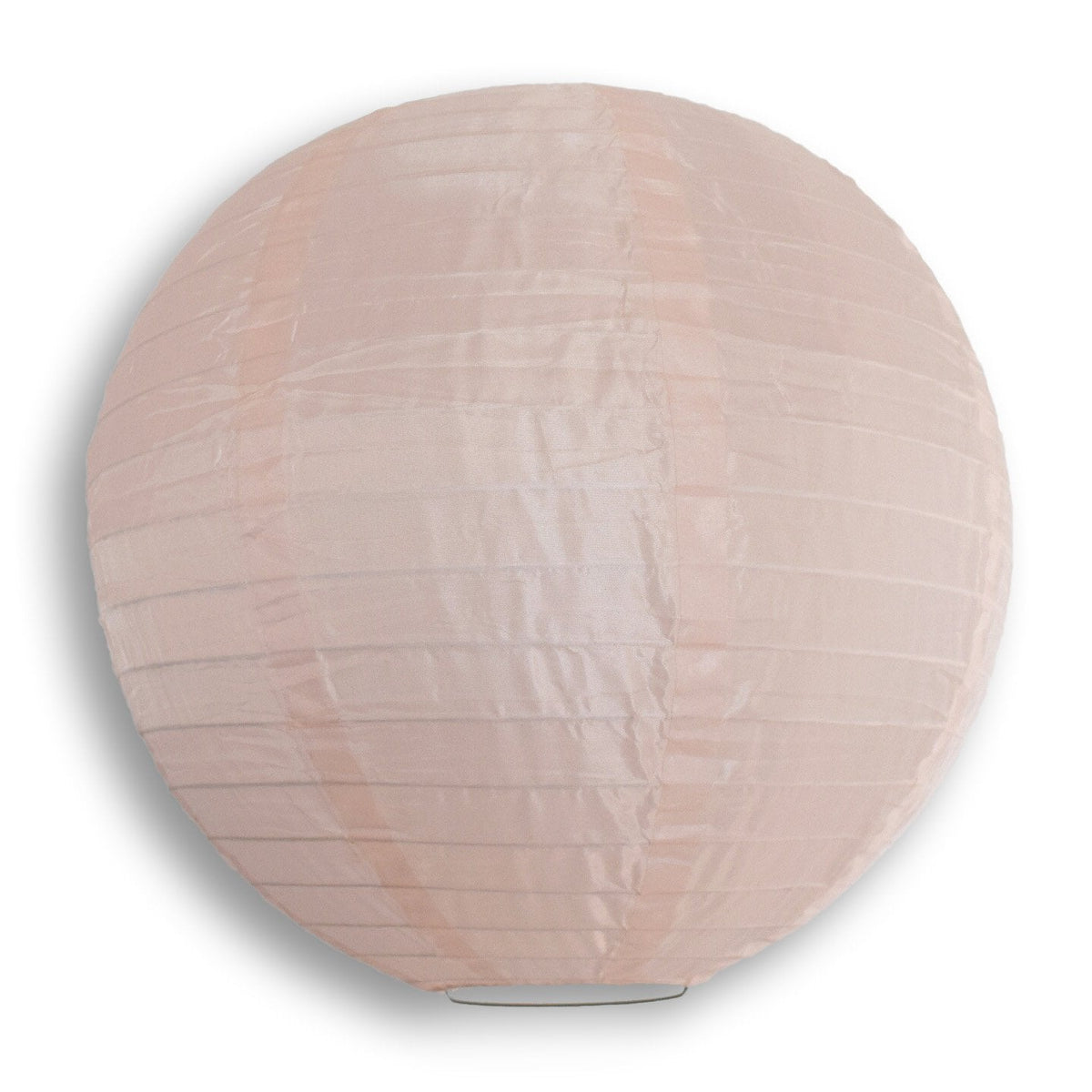 36" Rose Quartz Pink Jumbo Shimmering Nylon Lantern, Even Ribbing, Durable, Dry Outdoor Hanging Decoration
