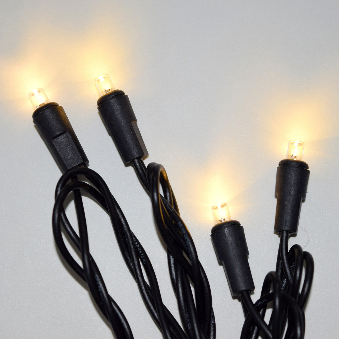 10 Count Mini Light String 10 Indoor LED Mini String Lights, 8.35 FT Black Cord - Luna Bazaar ...