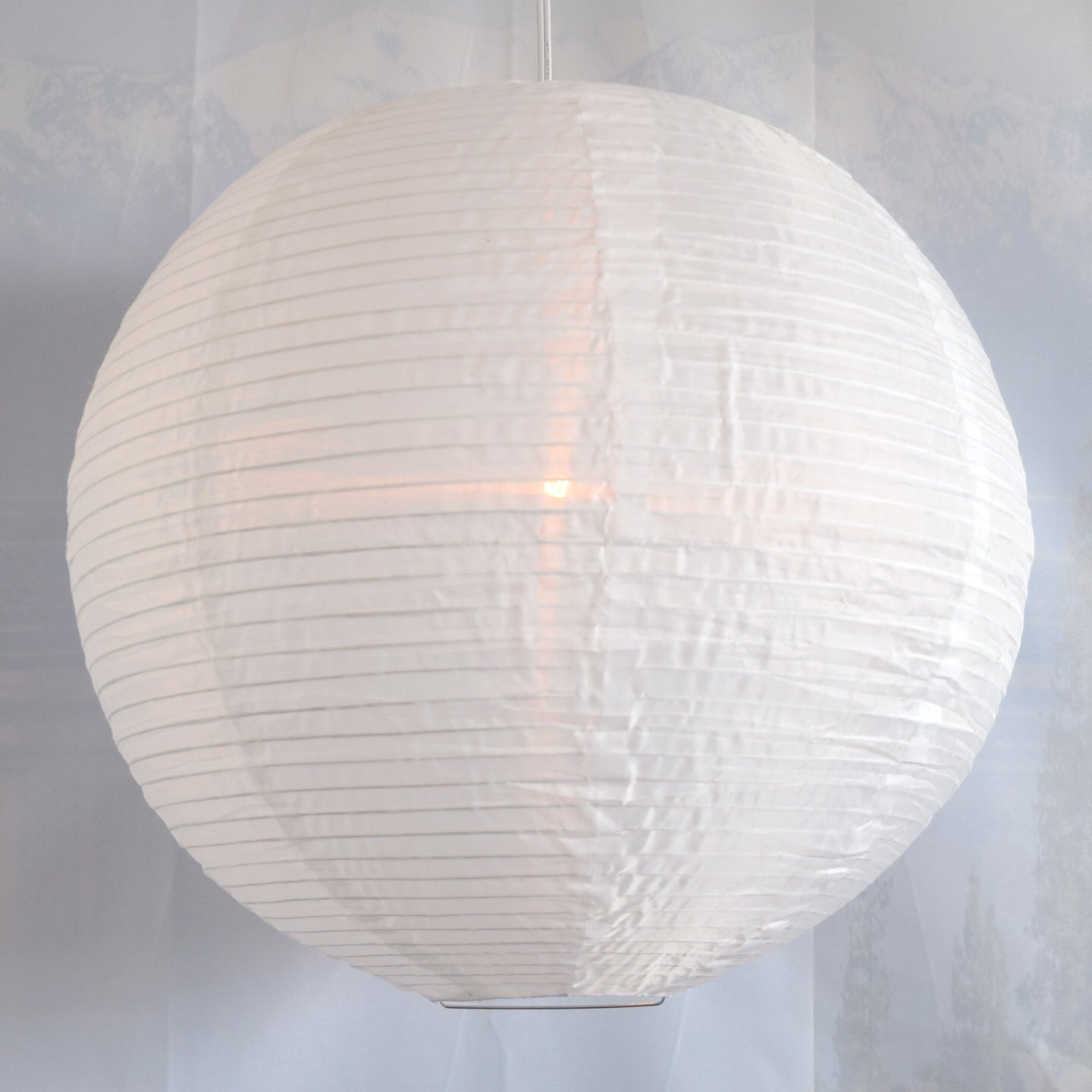 16" White Fine Line Premium Nylon Lantern