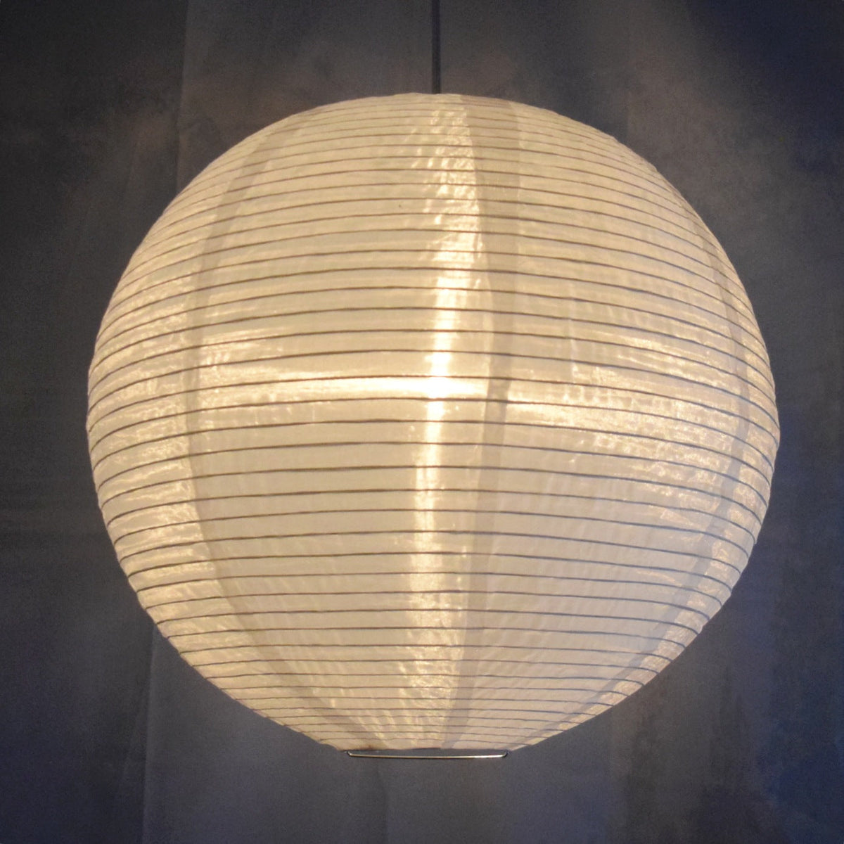 20" White Fine Line Premium Nylon Lantern, lit