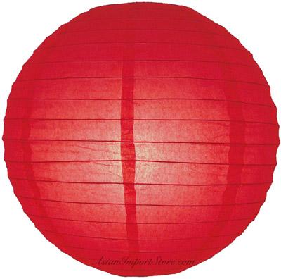 MoonBright 12&quot; Red Paper Lantern Outdoor String Light Set (10-Pack Combo Kit) - Luna Bazaar | Boho &amp; Vintage Style Decor