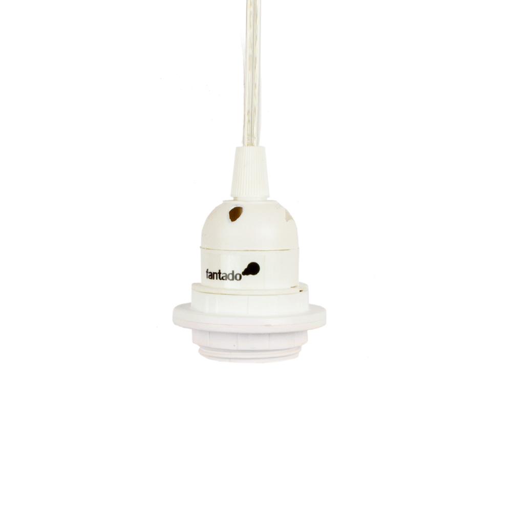 10-Pack Single Socket Pendant Light Cord Kits for Lanterns (11FT, Clear) - Luna Bazaar | Boho &amp; Vintage Style Decor