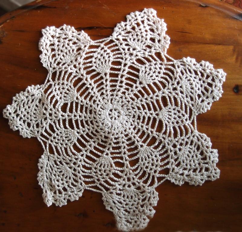 CLOSEOUT 11.5&quot; Bloom Shaped Crochet Lace Doily Placemats, Handmade Cotton Doilies - Beige (2 Pack) - Luna Bazaar | Boho &amp; Vintage Style Decor