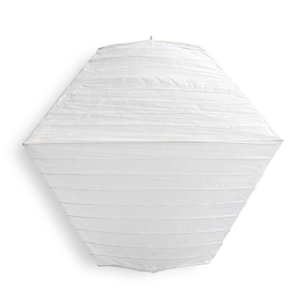 12 Inch White Pagoda 2 Paper Lantern