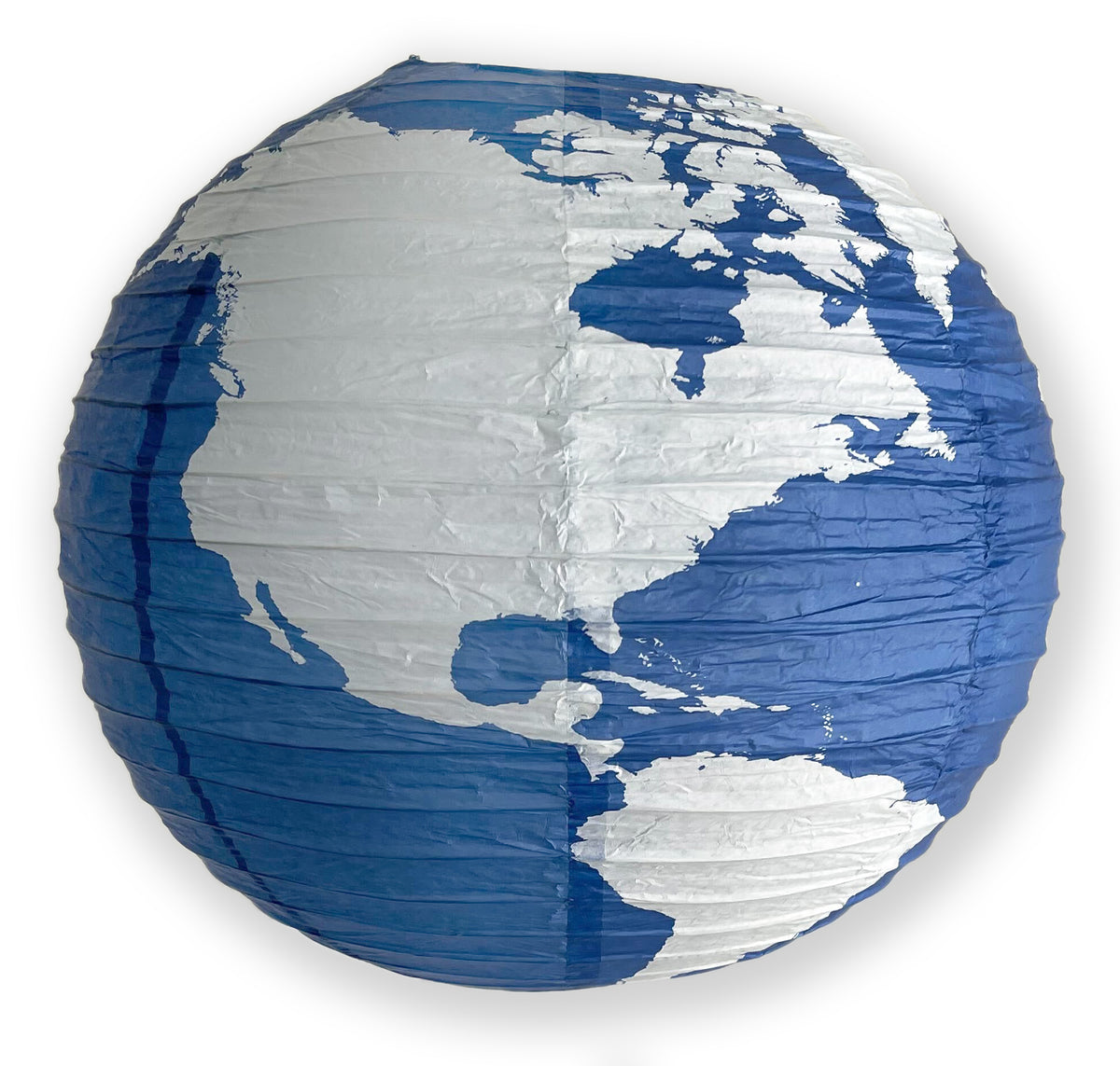 12-Pack 16&quot; World Earth Globe Paper Lantern - Luna Bazaar | Boho &amp; Vintage Style Decor