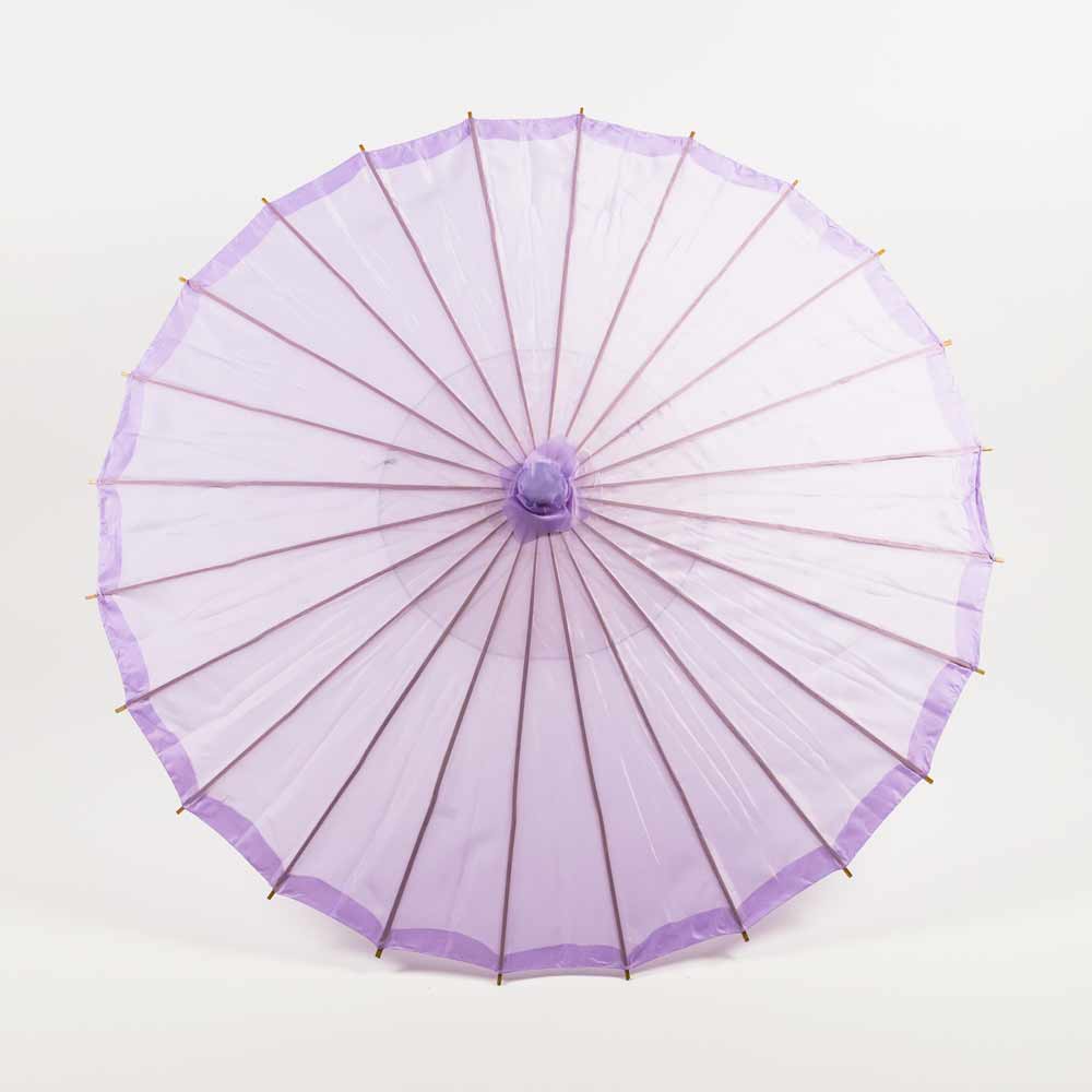 32&quot; Light Purple Parasol Umbrella, Premium Nylon - Luna Bazaar | Boho &amp; Vintage Style Decor