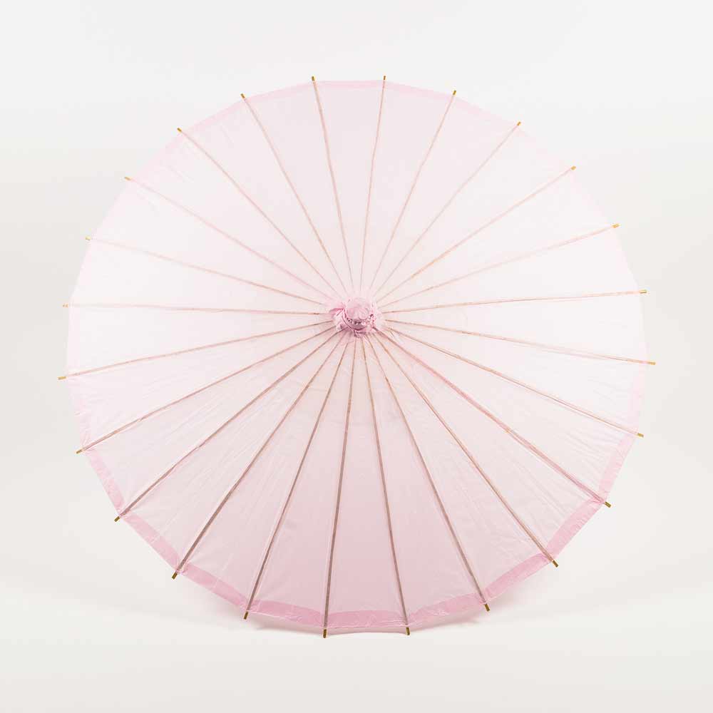 32 Inch Pink Paper Parasol Umbrella - LunaBazaar.com - Discover.Decorate. Celebrate.