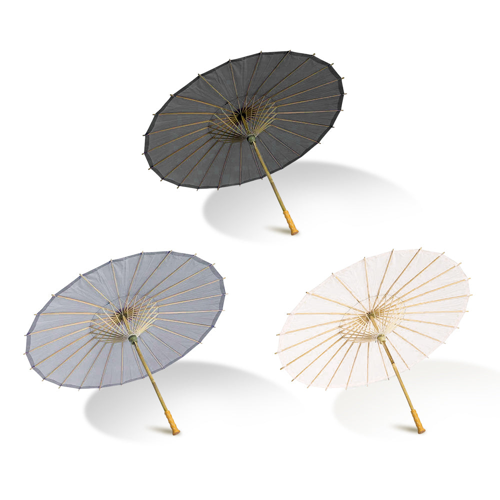 A Formal Affair Variety Set of 3 Paper Parasols for Weddings, Anniversaries and Décor