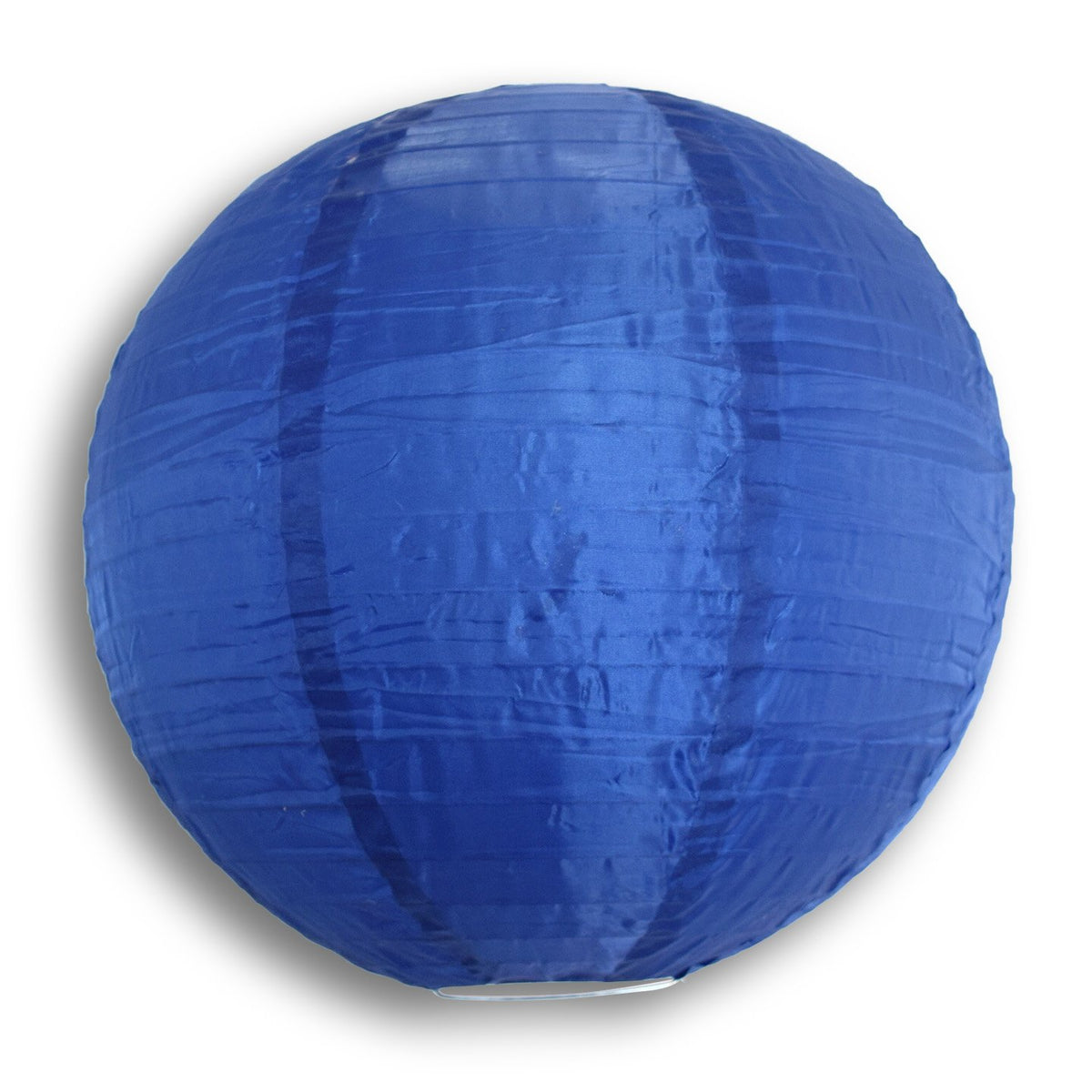 BULK PACK (5) 24 Inch Navy Blue Shimmering Nylon Lantern, Even Ribbing, Durable, Hanging - LunaBazaar.com - Discover. Celebrate. Decorate.
