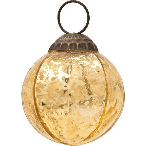 4 Pack | Gold Best of Show Assorted Ornaments Set - Great Gift Idea, Vintage-Style Decorations for Christmas, Special Occasions, Home Decor and Parties - Luna Bazaar | Boho &amp; Vintage Style Decor