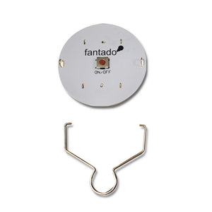 6-Pack OmniDisk Low Profile LED Hanging Light For Paper Lanterns, Warm White (Battery Powered) - Luna Bazaar | Boho &amp; Vintage Style Decor