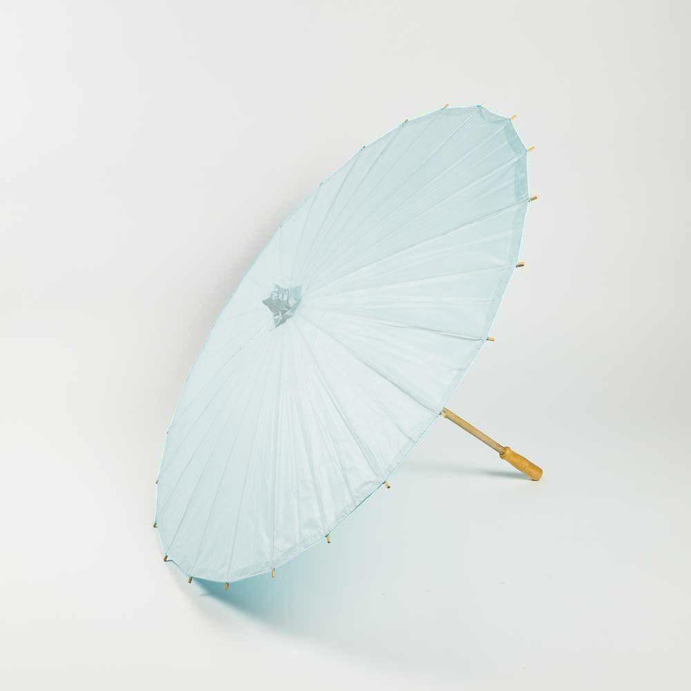32 Inch Arctic Spa Blue Paper Parasol Umbrella - LunaBazaar.com - Discover.Decorate. Celebrate.
