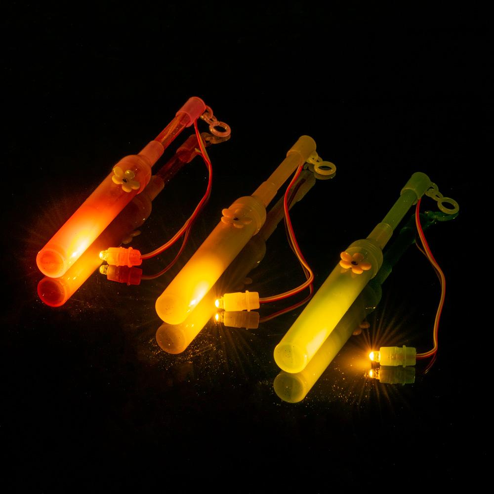 CLOSEOUT Assorted Kid's 8" Paper Lantern Holder Walking Stick and LED Light (Battery Operated, 12 PACK) - Luna Bazaar | Boho & Vintage Style Decor