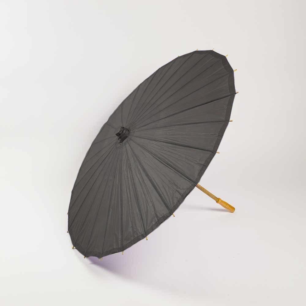 32 Inch Black Paper Parasol Umbrella - LunaBazaar.com - Discover.Decorate. Celebrate.