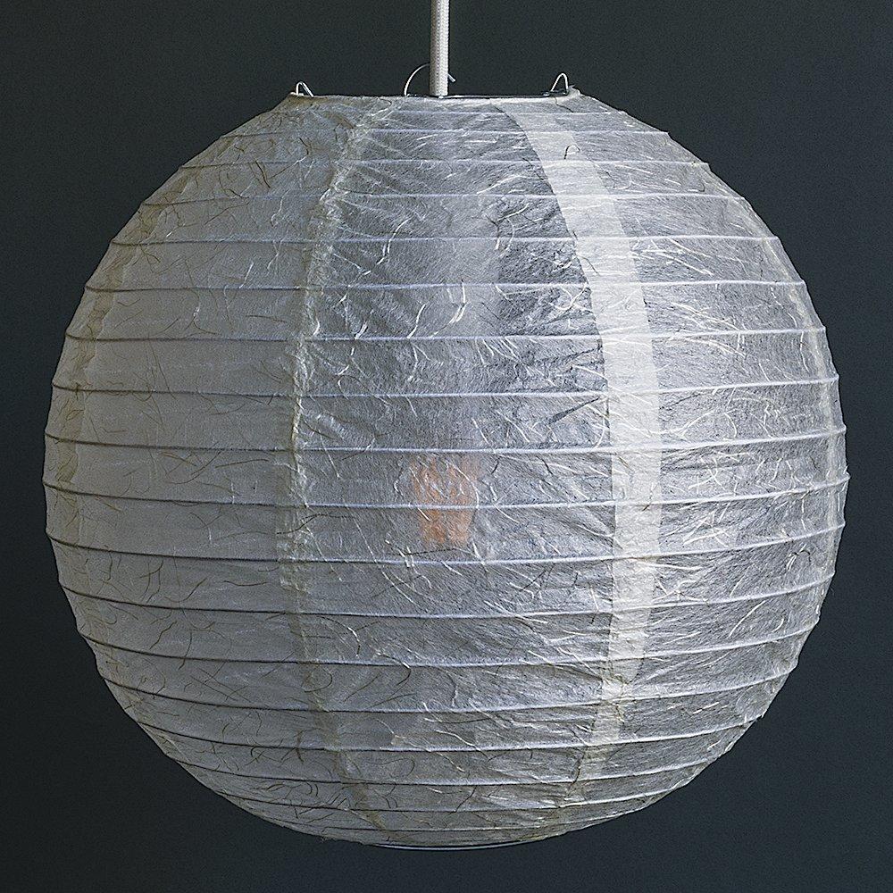 12&quot; Cloud Phoenix Silken Japanese Kozo Unryu Fibrous Paper Lantern Shade - Luna Bazaar | Boho &amp; Vintage Style Decor