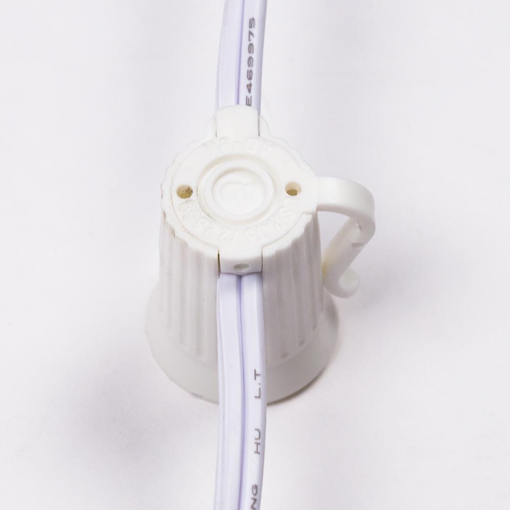 16 Inch Wedding Paper Lantern String Light Decoration COMBO Kit (21 FT, EXPANDABLE, White Cord) - Luna Bazaar | Boho &amp; Vintage Style Decor