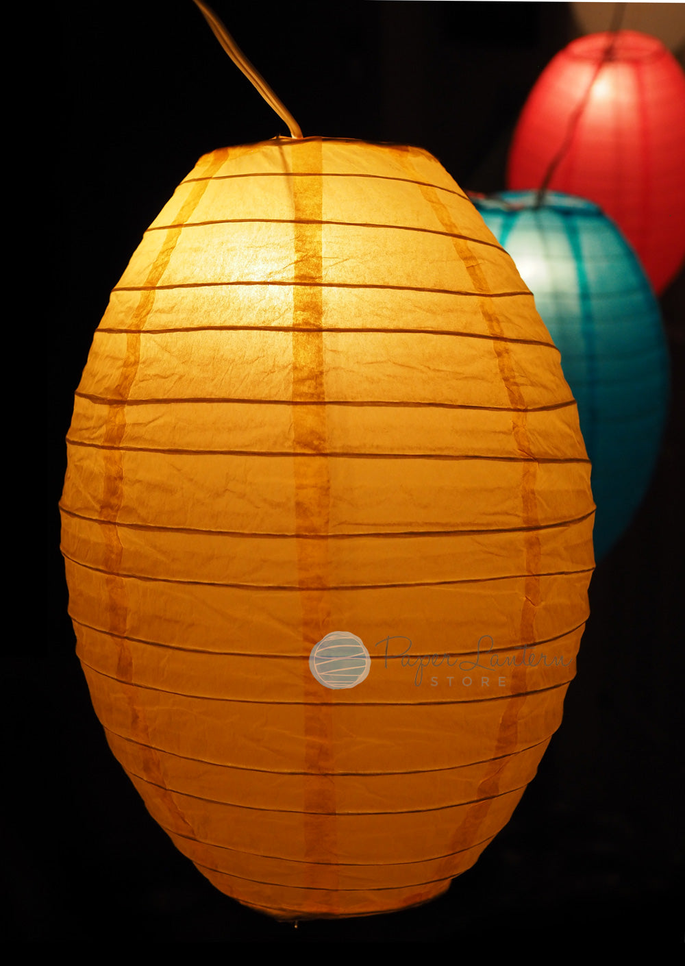 14&quot; Easter Egg / Baby Shower Vibrant Lantern String Light COMBO Kit (21 FT) - LunaBazaar.com - Discover. Decorate. Celebrate.
