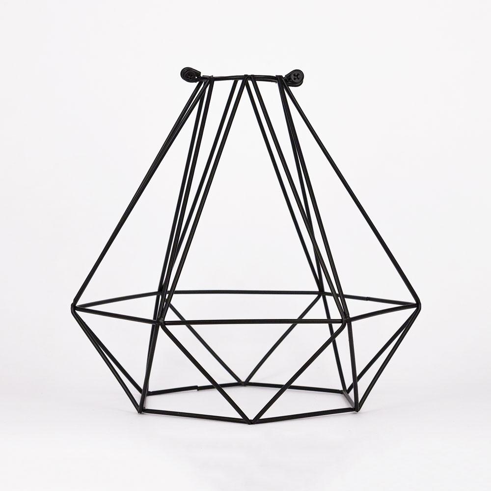 Geometric Diamond Vintage Edison Light Bulb Cage for Pendant Lights *Bulb Cage Only - Luna Bazaar | Boho &amp; Vintage Style Decor