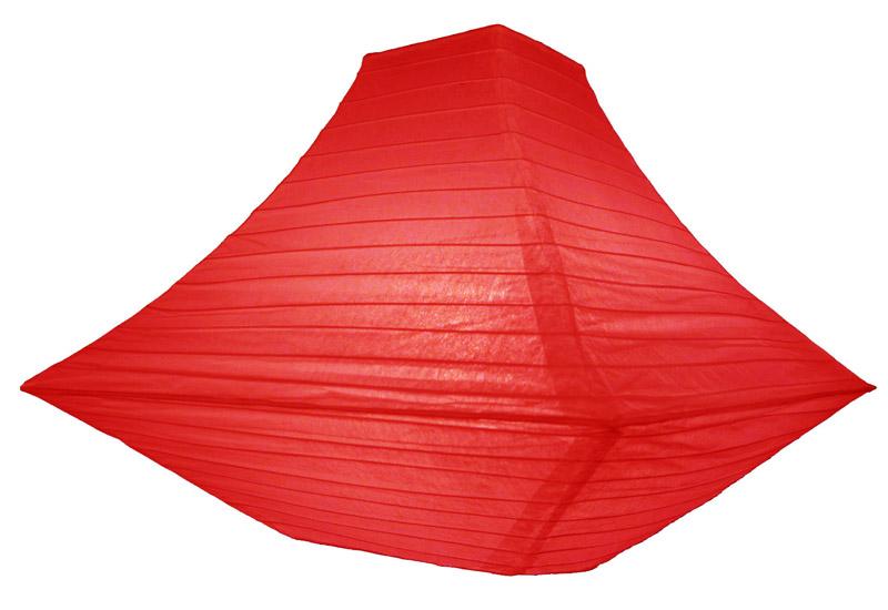 14 Inch Red Pagoda Paper Lantern - LunaBaar.com - Discover. Decorate. Celebrate.