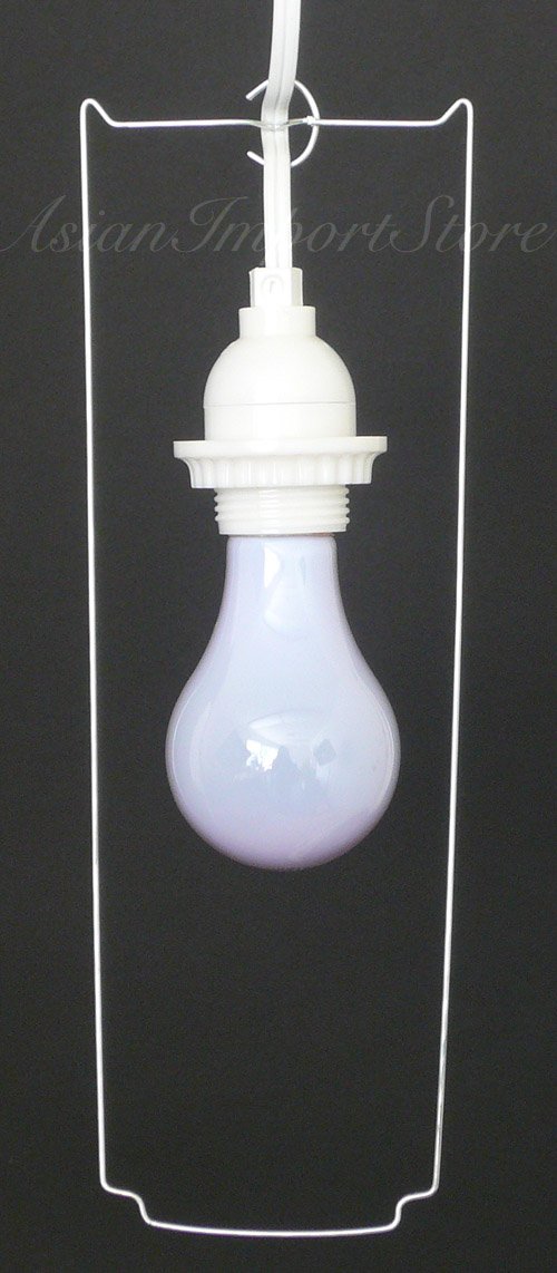 Dark Purple Kawaii Unique Oval Egg Shaped Paper Lantern, 10-inch x 14-inch - Luna Bazaar | Boho &amp; Vintage Style Decor