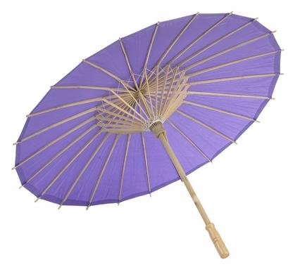 6-Pack 32&quot; Purple Paper Paper Parasol Umbrellas - Luna Bazaar | Boho &amp; Vintage Style Decor