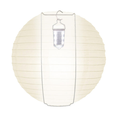 3-Pack Kit w/ Remote On/Off Function Warm White 12-LED Omni360 Omni-Directional Lantern Light, Hanging / Table Top (Battery Powered) - Luna Bazaar | Boho &amp; Vintage Style Decor