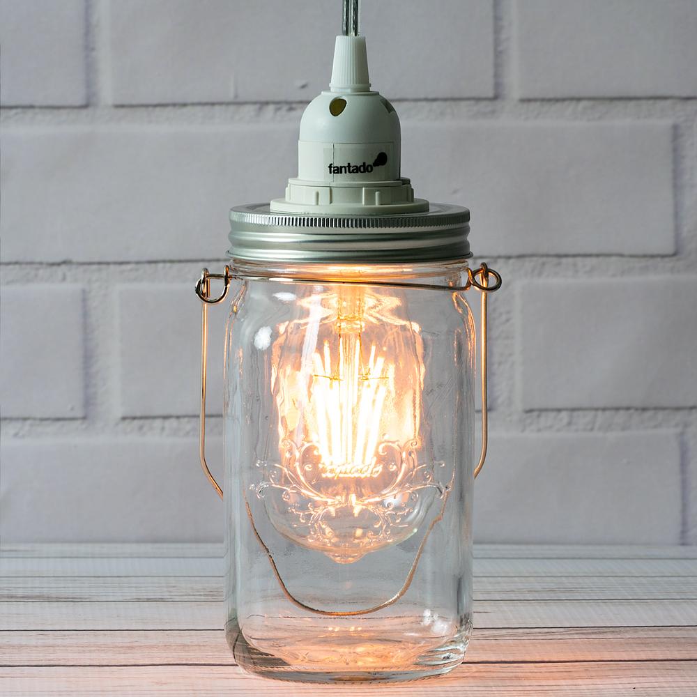 Extra Large Mason Jar Candle Lamp – shop.goboardoftrade