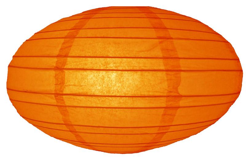 16&quot; Orange Saturn Paper Lantern - Luna Bazaar | Boho &amp; Vintage Style Decor