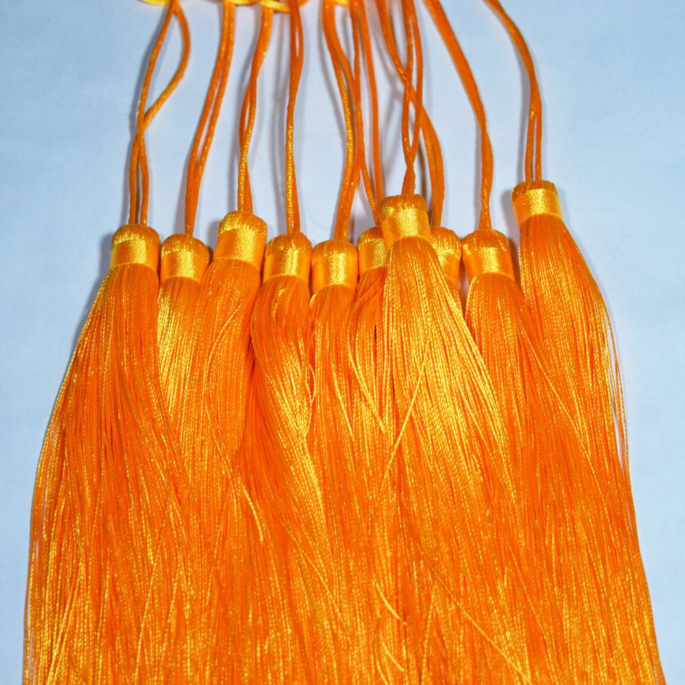 Yellow Tassel Hanging Ornament Accessory for Paper Lanterns (10 PACK) - Luna Bazaar | Boho &amp; Vintage Style Decor