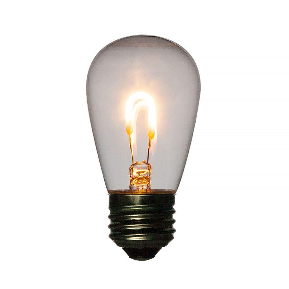 24-Pack LED Filament S14 Shatterproof Energy Saving Light Bulb, Dimmable, 1W,  E26 Medium Base - LunaBazaar - Discover. Decorate. Celebrate.