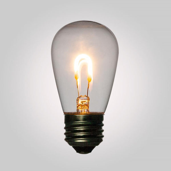 LED Filament S14 Shatterproof Energy Saving Light Bulb, Dimmable, 1W, E26 Medium Base - LunaBazaar - Discover. Decorate. Celebrate.