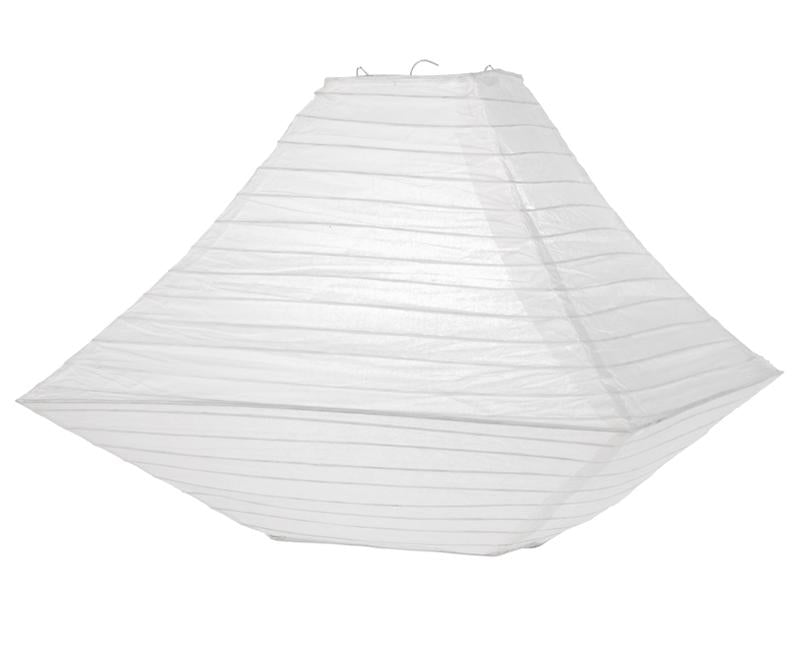 14 Inch White Pagoda Paper Lantern - LunaBaar.com - Discover. Decorate. Celebrate.