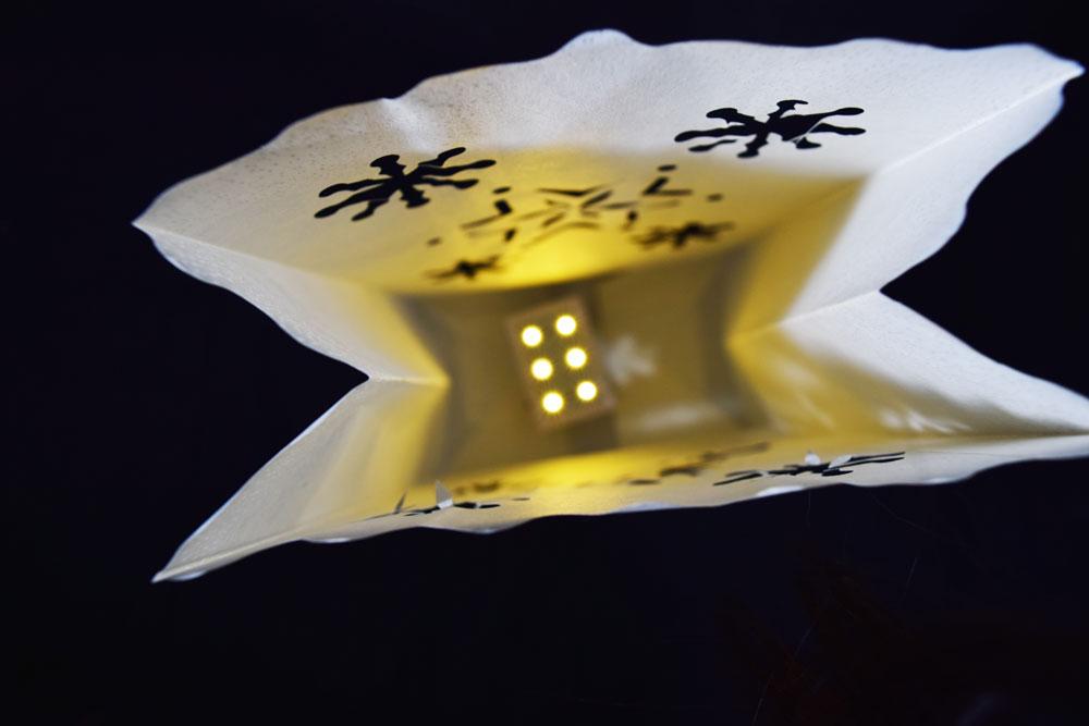 Starburst Paper Luminaries / Luminary Lantern Bags Path Lighting (10 PACK) - Luna Bazaar | Boho &amp; Vintage Style Decor
