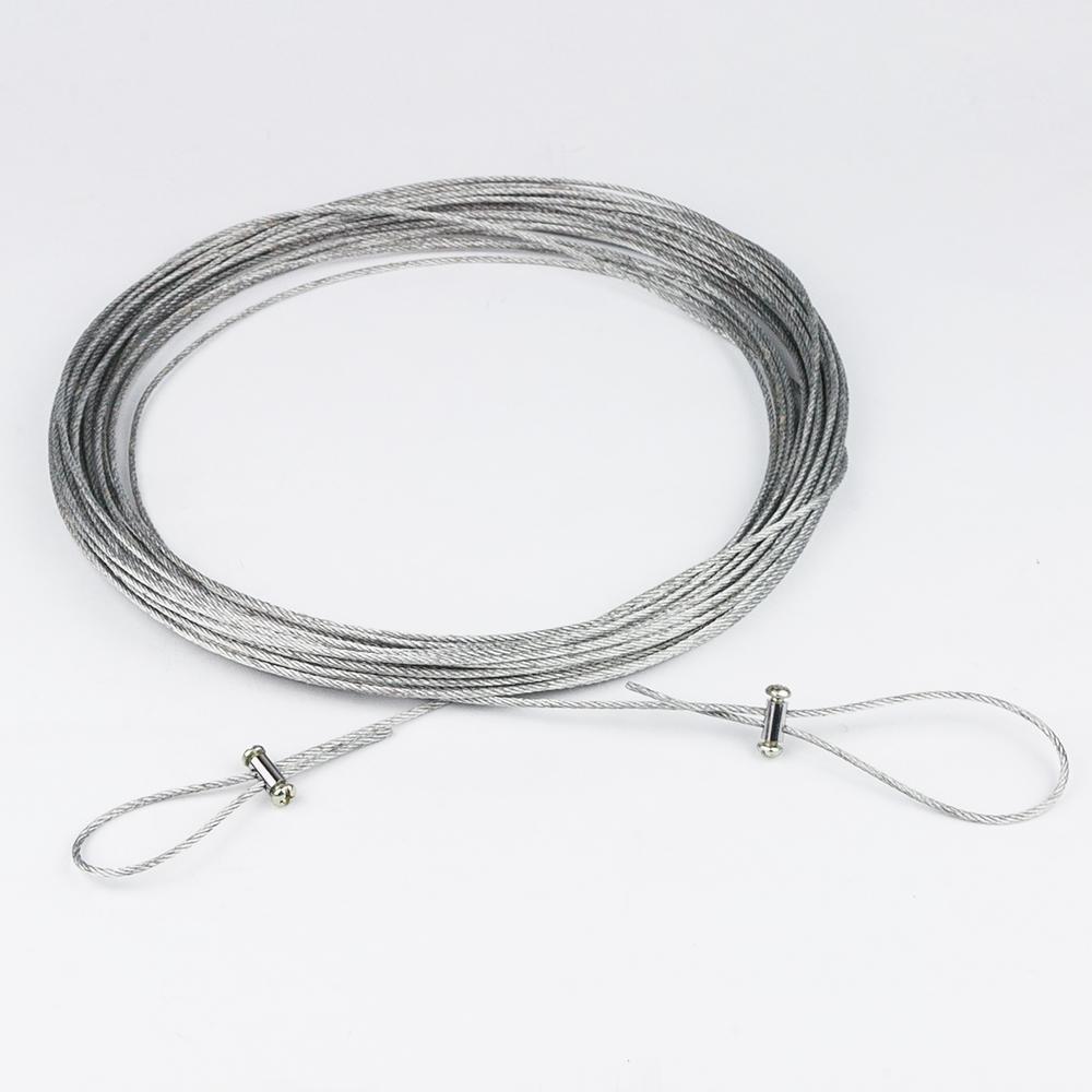 Outdoor String Light DIY Guide Wire Suspension Kit, 60-Foot, Stainless ...