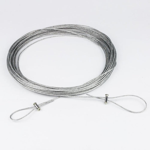 String Guide Wire Outdoor String Light DIY Guide Wire Suspension Kit, 60-Foot, Stainless ...