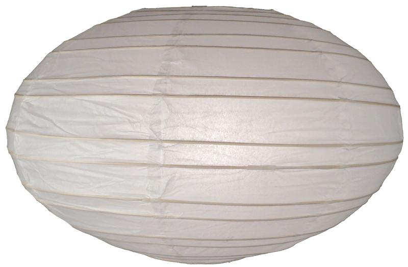 16&quot; White Saturn Paper Lantern - Luna Bazaar | Boho &amp; Vintage Style Decor